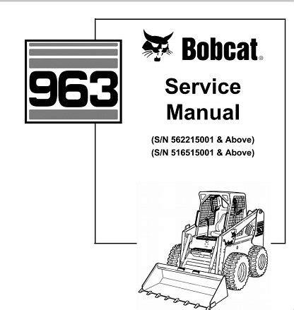 bobcat 963 skid steer service manual free|963 Loader Service Digital Manual .